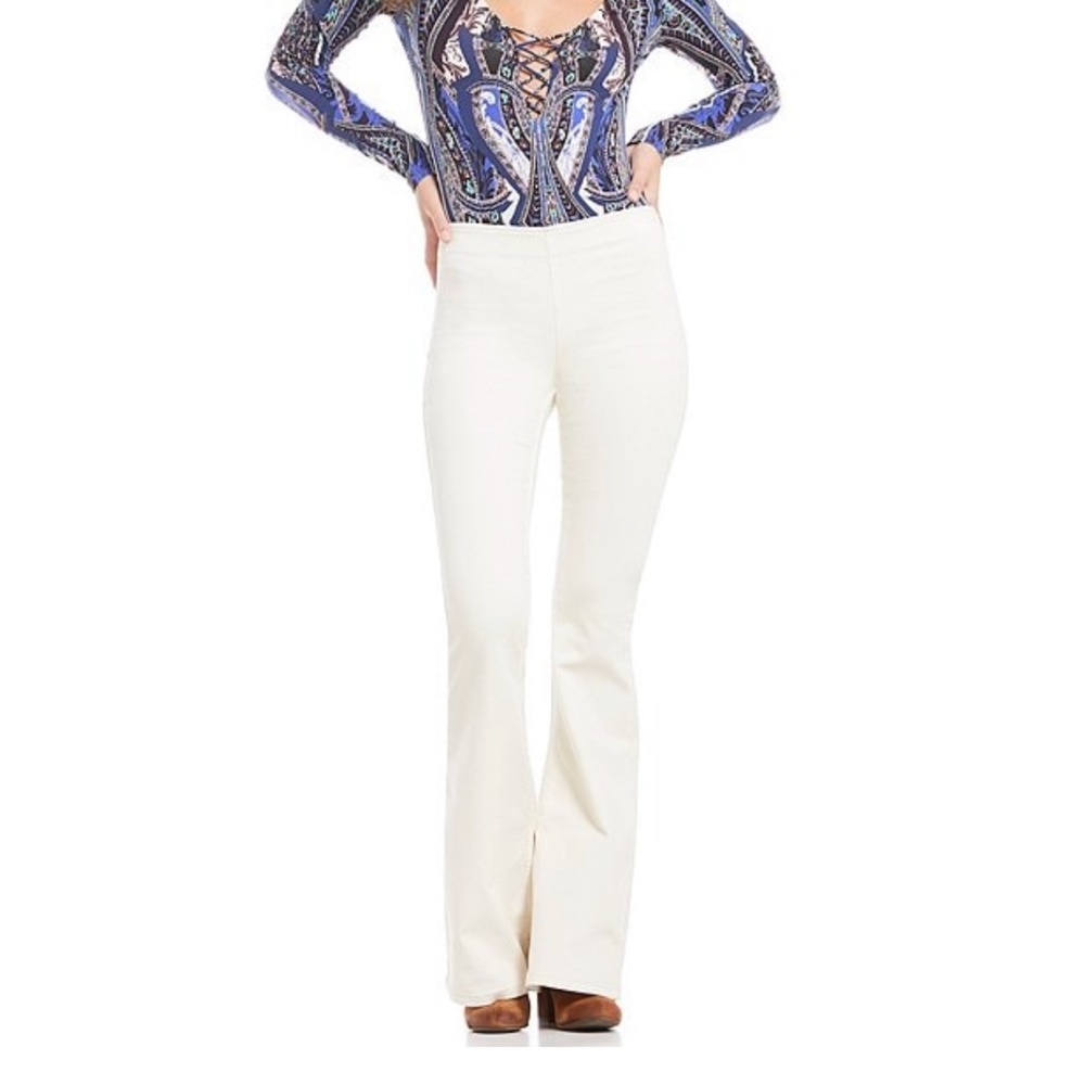 Free People Penny Pull On Flare Jeans